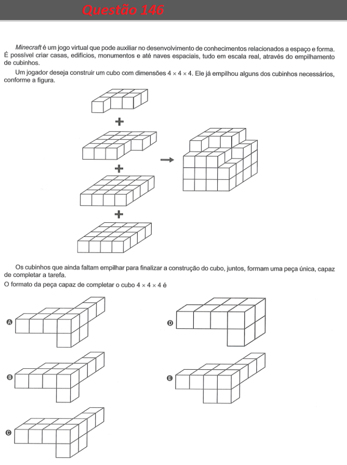 Cubo - Matemática Enem