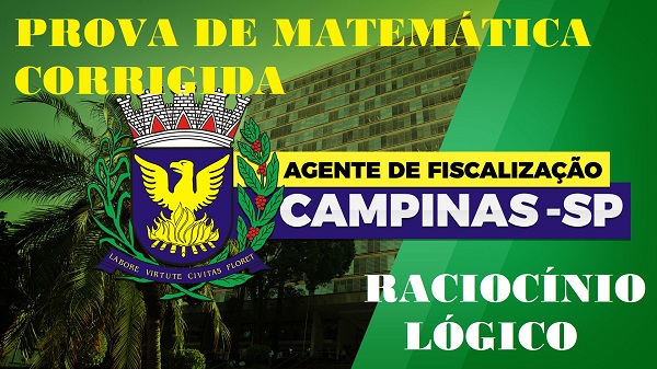 Prova Resolvida 2019 Agente Fiscal Campinas