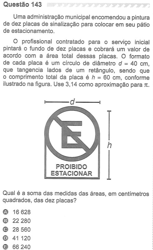 Enem 2019 prova comentada uma administração municipal encomendou a pintura