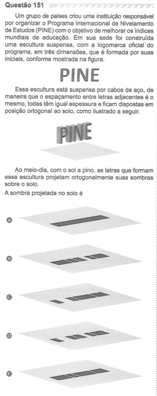 Enem 2019 prova comentada questão 151