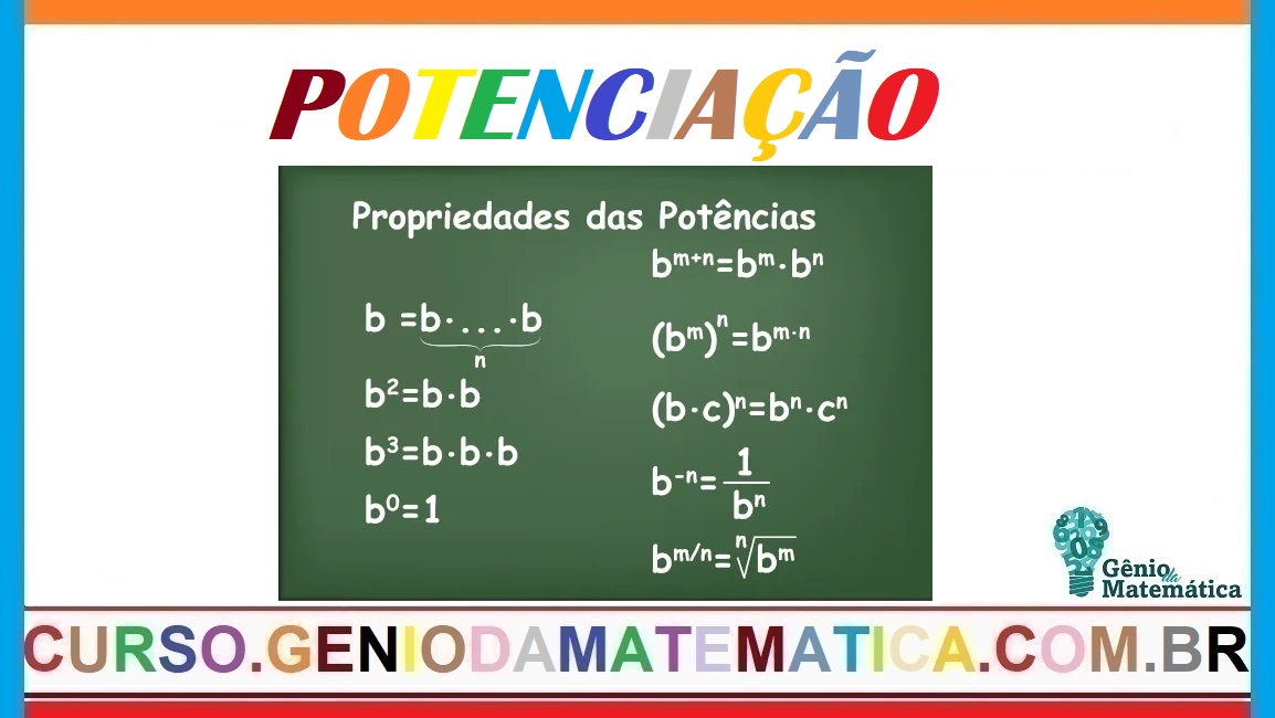 Exercícios Resolvidos de Potenciação