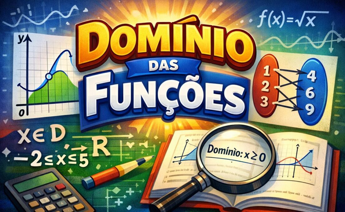 Determinar o domínio das funções