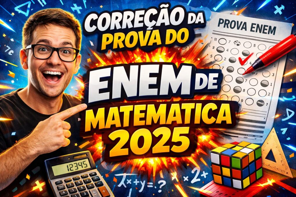 Correção da prova de Matemática Enem 2025